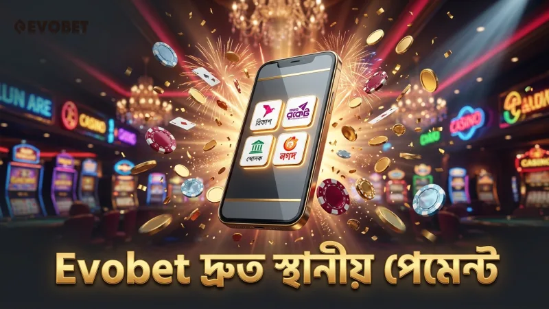 স্থানীয় পেমেন্ট পদ্ধতি দিয়ে দ্রুত লেনদেনের সুবিধা Evobet-এ
