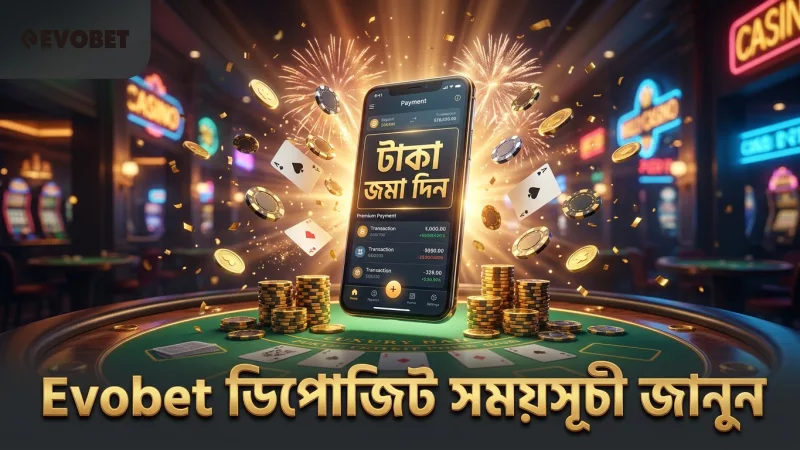 Evobet ডিপোজিটে লেনদেনের সময়সূচী লক্ষ্য করুন সহজে