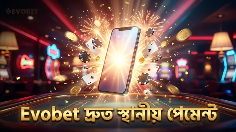 Evobet উইথড্রয়ালে স্থানীয় পেমেন্ট সুবিধা দ্রুত তহবিল সরবরাহ করে