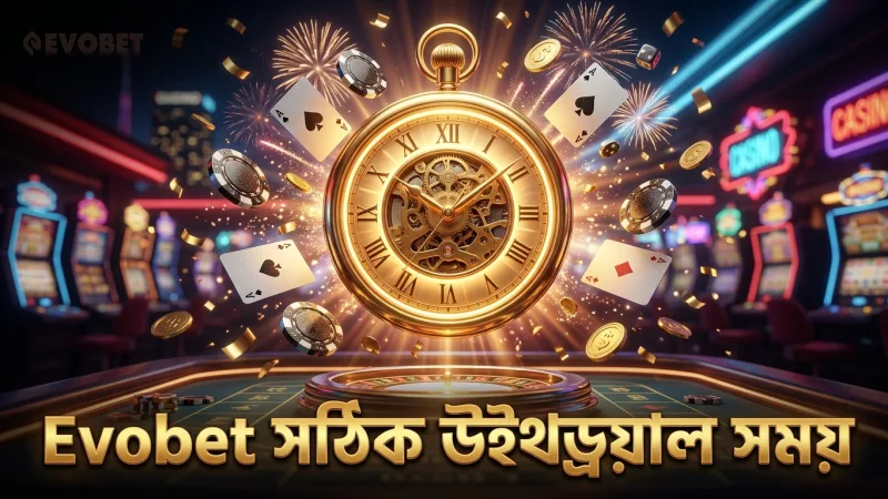 Evobet উইথড্রয়াল সময়সীমা জানিয়ে প্লেয়ারদের সঠিক প্রত্যাশা দেয়