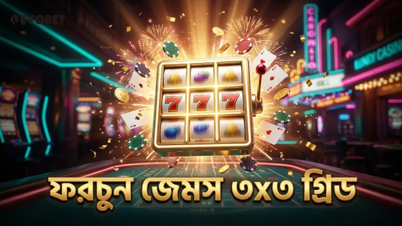 ফরচুন জেমসের ৩x৩ গ্রিড গেমপ্লের মূল ভিত্তি