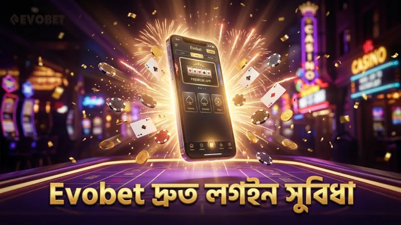 Evobet এ দ্রুত লগইন ও বেট সেটআপ সুবিধা
