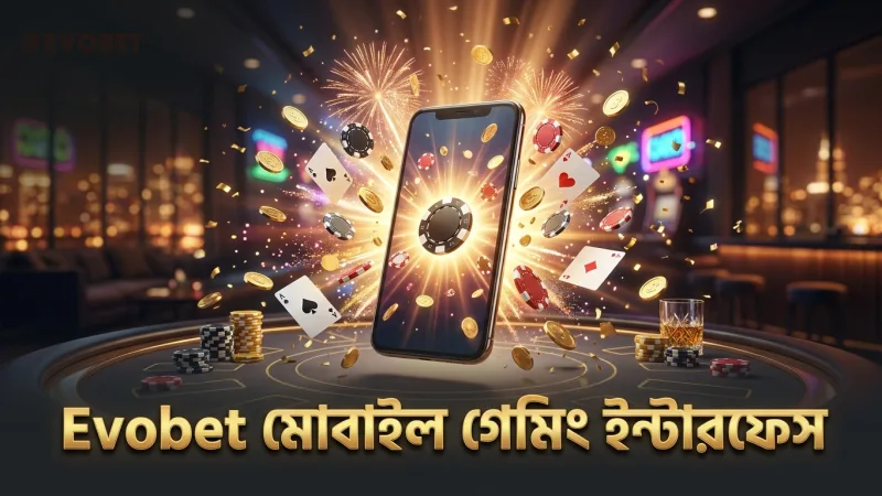 Evobet মোবাইল স্ক্রিনে জ্যাকপট ফিশিং গেমের সূক্ষ্ম ডিজাইন।