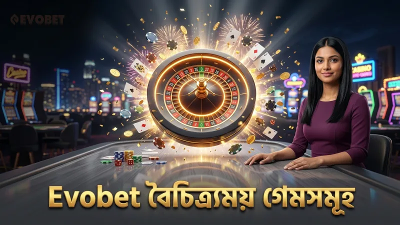 বাড়ি 35 বিভিন্ন গেম ধরণের বৈচিত্র্য Evobet ক্যাসিনোতে পাওয়া যায়।