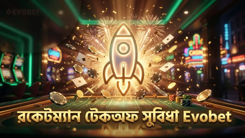 রকেটম্যান খেলে বড় জয়ের দারুণ সব সুবিধা 2 রকেটম্যান গেমের টেকঅফ ফিচার সফল জয়ের চাবিকাঠি।